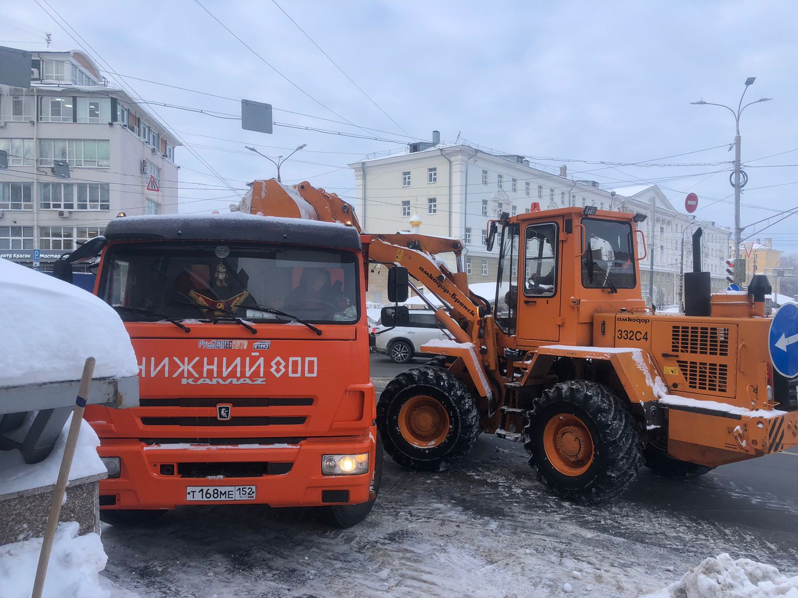 Более 100 тысяч кубометров снега вывезли из Нижнего Новгорода за три  минувших дня - Официальный сайт администрации города Нижнего Новгорода