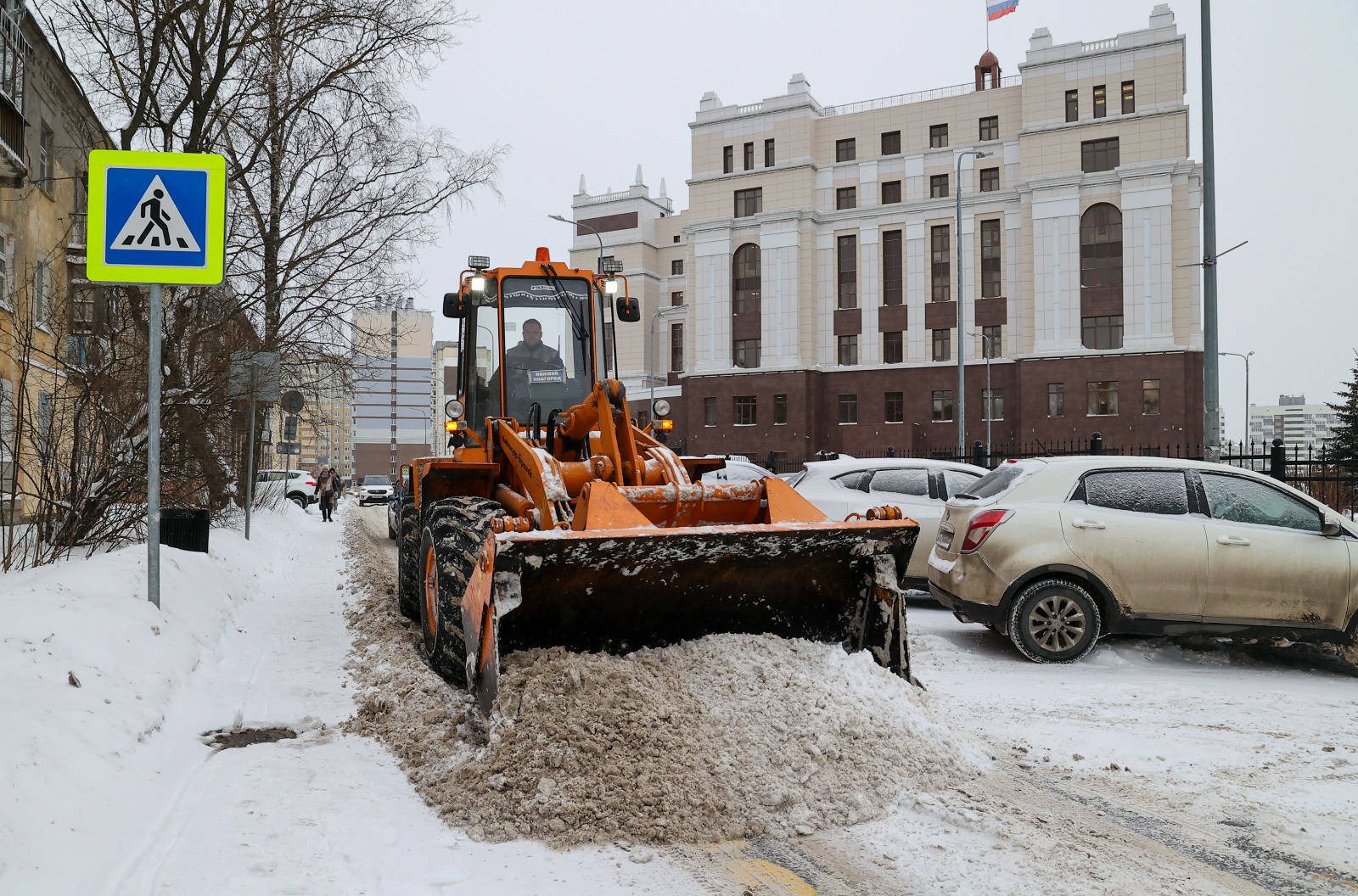 Качество работ по расчистке и уборке снега проверил в рамках инспекционного  объезда заместитель главы администрации Антон Максимов - Официальный сайт  администрации города Нижнего Новгорода