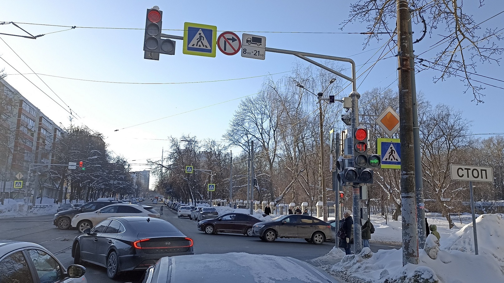 Организация дорожного движения изменилась на перекрестке улиц Белинского и  Ошарской - Официальный сайт администрации города Нижнего Новгорода