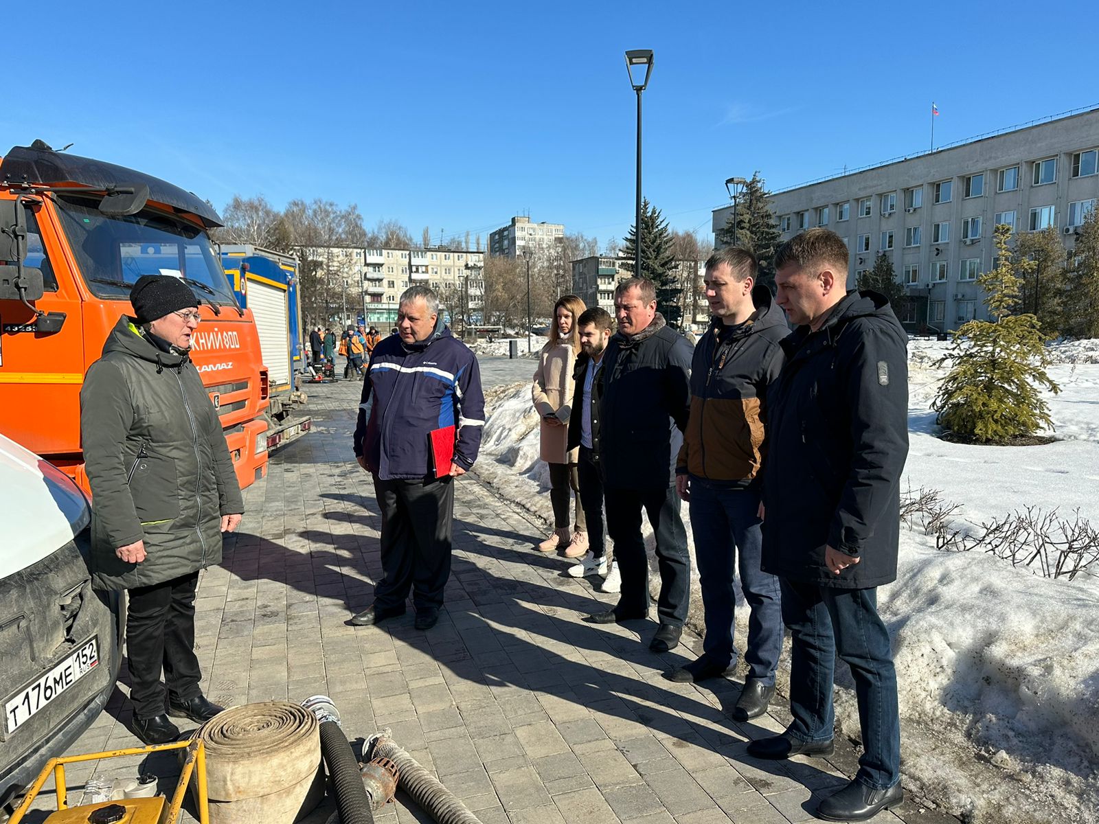 Готовность водооткачивающей техники и противопаводковых отрядов проверили в  Советском районе - Официальный сайт администрации города Нижнего Новгорода