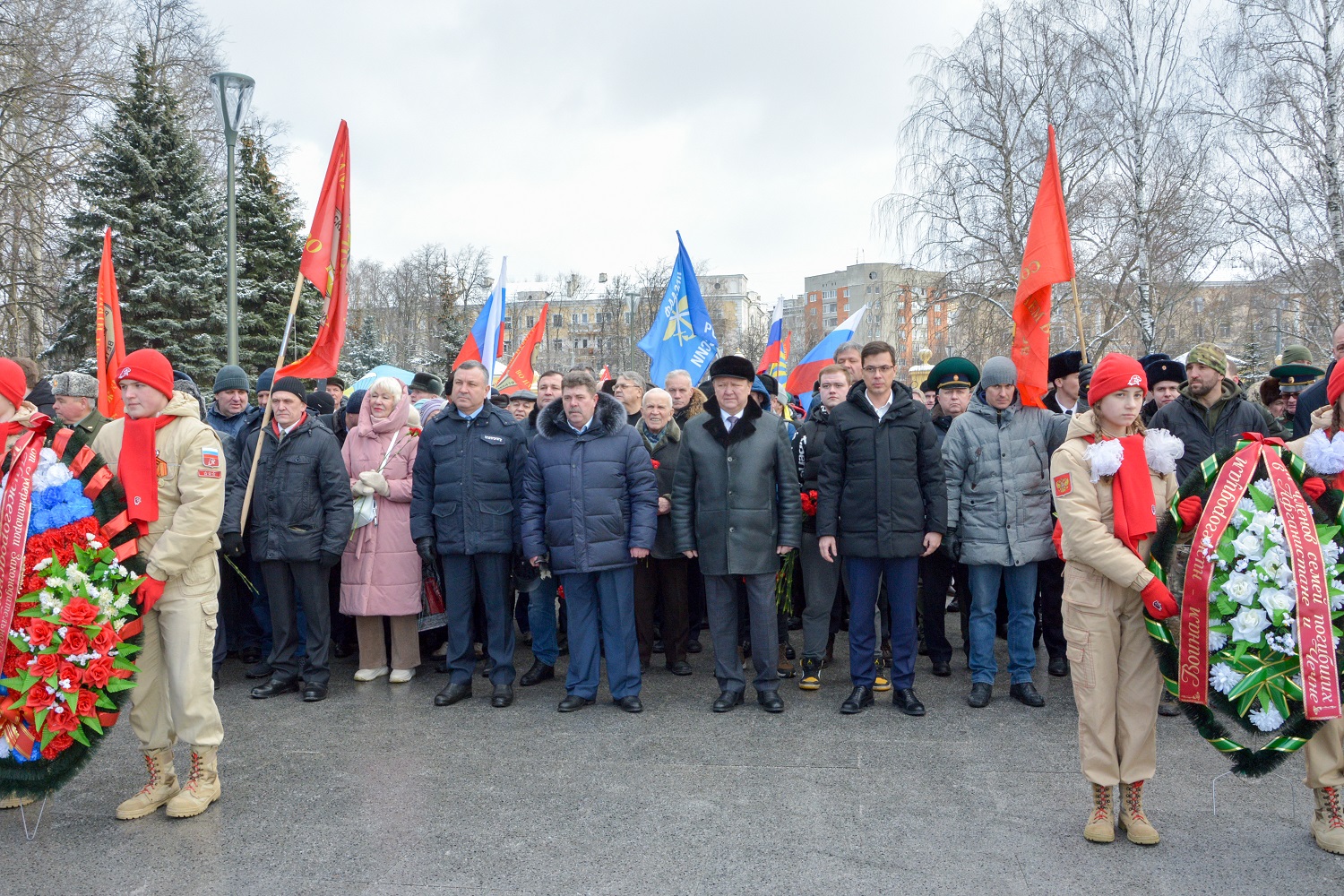 Памятный митинг в честь 34-ой годовщины Дня вывода войск из Афганистана  прошёл в парке Швейцария - Официальный сайт администрации города Нижнего  Новгорода